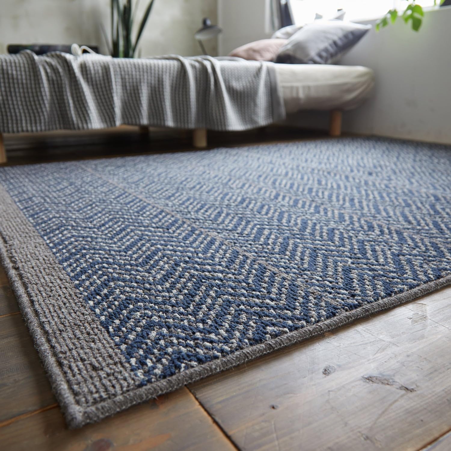 Amazon | スミノエ HOME ラグマット ウール100ラグ Zipscot ジップ